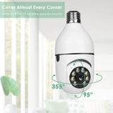 Light Bulb Security Wifi Camera 1080P